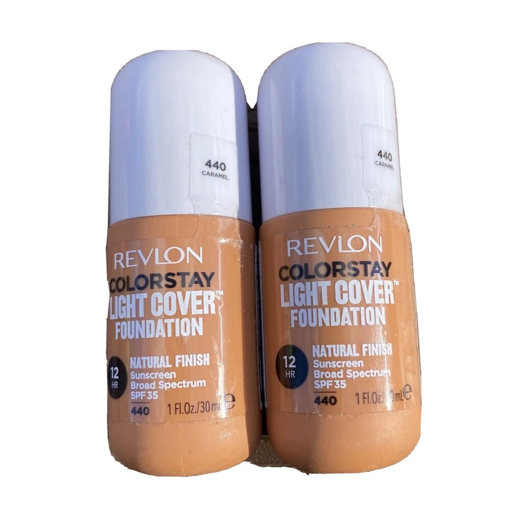Two Revlon ColorStay Light Cover Foundation SPF 35 - 440 Caramel Exp Sep 22